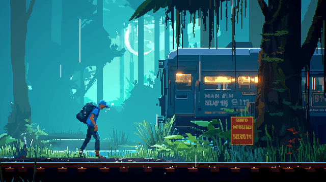 An eerie anime illustration of a vast fog-shrouded s - AI-generated image created with Midjourney. Prompt: "An eerie anime illustration of a vast fog-shrouded s"